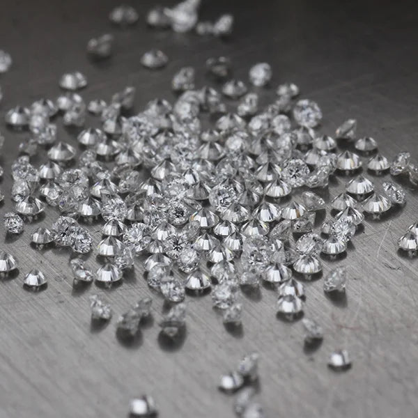 Round Brilliant Cut Loose Diamond DEF Color VS Melee CVD HPHT 0.7-3.3mm Lab Grown Diamond