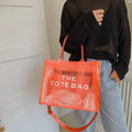 Custom Waterproof Summer Transparent PVC Clear Tote Bag for Women Beach Bag