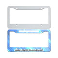 Car Decoration 1MM Aluminium Metal Custom Sublimation License Plate Frame Blanks