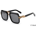 Men'S Sunglasses Designer 2024 Oversized Glasses Women Mens Custom Logo Acetate Sunglasses Manufacturer Square Sunglasses