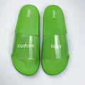 Beach comfort White Pvc Eva Black Glitter Red Blank Plain Oem Custom logo Slide Sandal Slipper Women and Men Shoe Manufacturer
