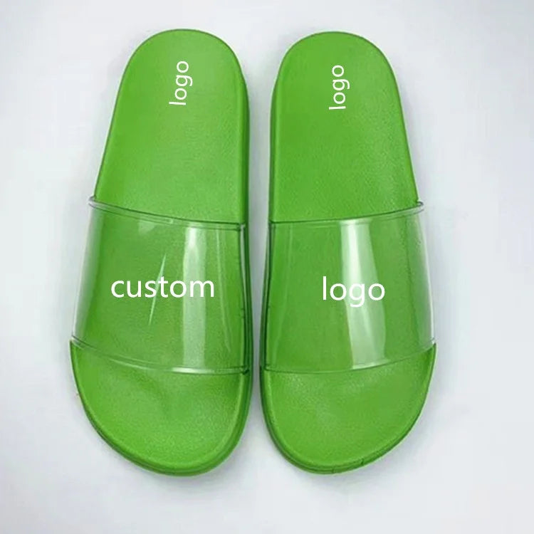 Beach comfort White Pvc Eva Black Glitter Red Blank Plain Oem Custom logo Slide Sandal Slipper Women and Men Shoe Manufacturer