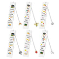 Factory Sale Custom Color Printed Stainless Steel Bookmark New Design Metal Craft for Teachers' Day Graduation Gift