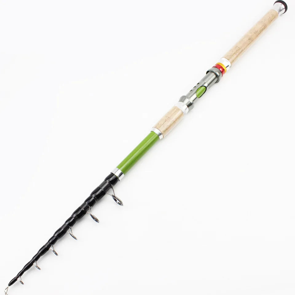 Medium Length Fishing Rod Super Hard Carbon 2.1m 2.4m 2.7m 3.0m 3.6m Telescopic Spinning Pole for Carp Fish