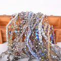 Wholesale Bulk Custom African Ghana Women Bikini Belly Chain Body Jewelry Crystal Glass Seed Beaded String Waist Beads