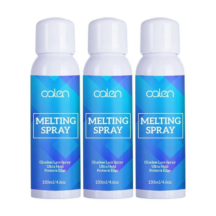 130ml 4.6oz Bigger Newest Strong Hold Lace Melting Spray Waterproof Spray for Wig Adhesive Holding