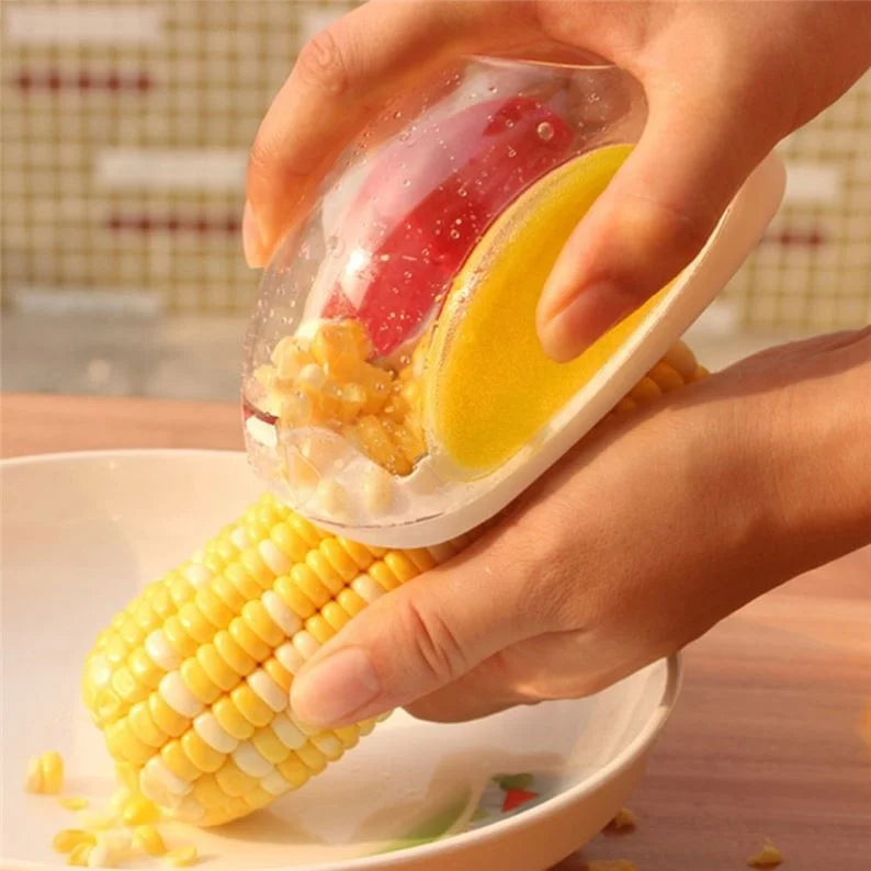 Cooking Tools Kitchen Cob Remover Kitchen Gadgets Durable  Garlic Press Useful Corn Stripper Cutter Corn Shaver Peeler