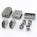 Small Glass Shelf Stainless Steel Shower Hinge Glass Clamp for 8-12mm Glass