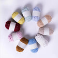 New Arrival 100% Polyester Eco-Friendly High Tenacity Dyed Pom Pom Loop Yarn for Hand Knitting Sewing Weaving and Crafts