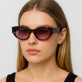 VSA25011 Wholesale Custom Fashion Eyewear Manufacturer Stylish UV Protection Acetate Women Vintage Sunglasses