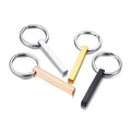 Four Colors Metal bar Key Chains Custom Sublimation Key Chain Metal