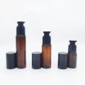 Refillable 30m 50ml 80ml Black Amber White Plastic Spray Lotion Bottle Brown Mist Spray Bottle Spray PET Bottle