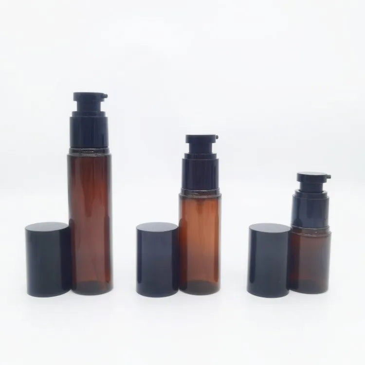 Refillable 30m 50ml 80ml Black Amber White Plastic Spray Lotion Bottle Brown Mist Spray Bottle Spray PET Bottle
