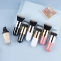 Kabuki Foundation Makeup Brush for Face and Concealer Travel Powder Brush for Blending Liquid Cream or Powder Cosmetics