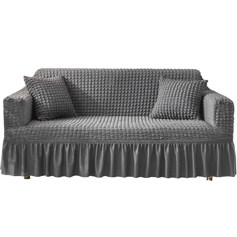 Wholesale Solid Printed Elastic Stretch Sofa Seat Covers Three-Seat Home Textile Furniture New Classical/Post-modern QSYY Brand