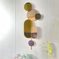 28x85cm Wholesale Custom Metal Modern Design Wall Hanging Metal Gold Plated Indoor Wall Decorations for Home