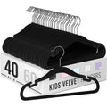 Lavinia Best Seller 40 Packs Velvet Hanger Space Save Non-slip ultra Thin Flocked Hanger Supermarket