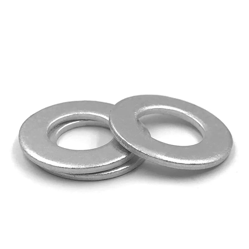 Durable and Lightweight Aluminum 6061 Flat Washers M3 to M12 Sizes Available in Steel Brass and Zinc Finish