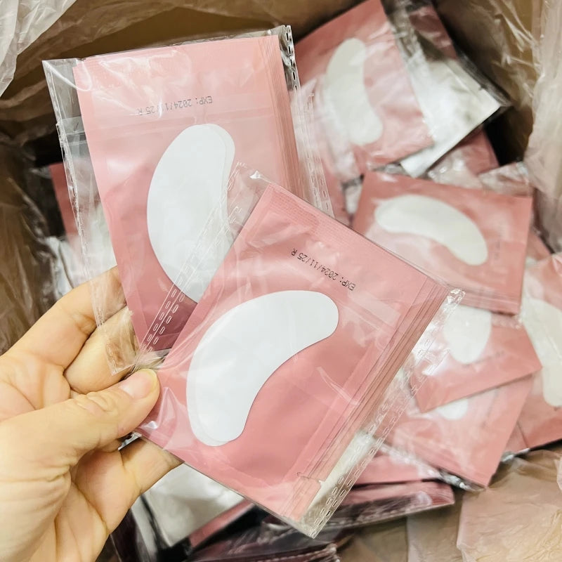 Eyelash Extens Eyepatch Hydro Gel Pad Custom Eye Hydrogel Patch Eyepad for Lash Lift Building Extension Hydrogel Patch Eyepad