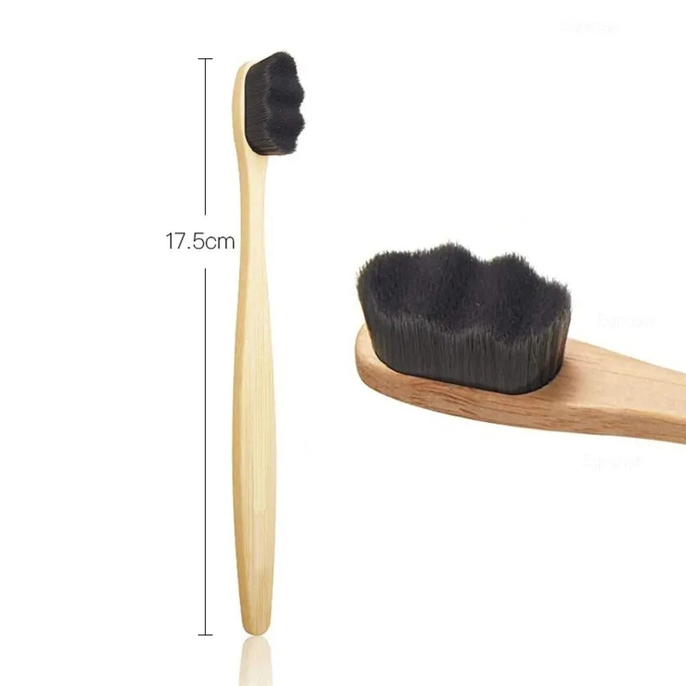 New Bamboo Toothbrush for Adult Biodegradable Toothbrush Extra Soft Bristles10000 Soft Natural Bristle Toothbrush Oral Hygiene