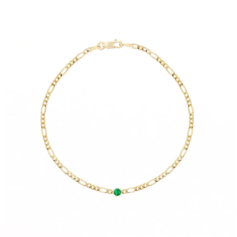 Hot Selling Products 2024 Fine Fashion Figaro Chain Bracelets Bangles for Women