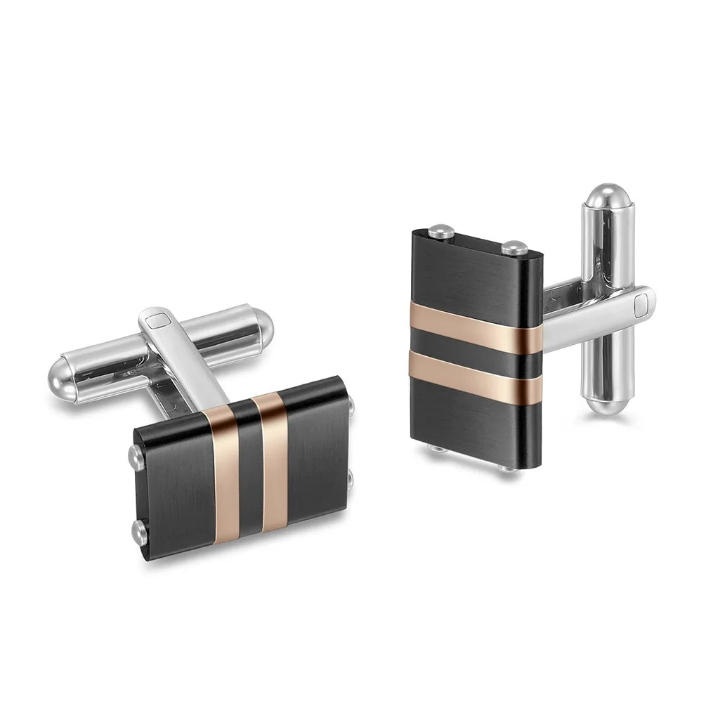 Trendy  Manufacturer Stainless Steel Cufflinks Wholesale Cuff Links Luxury Suit Shirt Cufflinks for Men