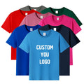 Custom Logo  T Shirts 100% Cotton Plus Size Men's T-shirt 180gsm Cotton Casual Plain T Shirts