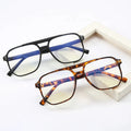 Korean Style Trendy One Piece Fashion Blue Light Blocking Glasses INS Optical Frame