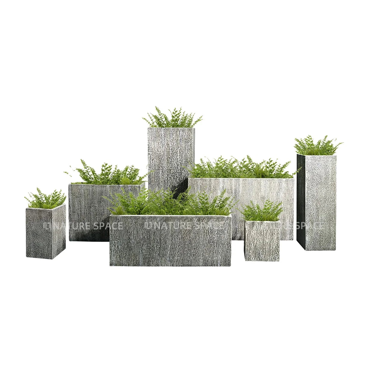 Big Size Creative Garden Planters Indoor Outdoor Plants Pots Oem Customized Fiberglass Flower Pots