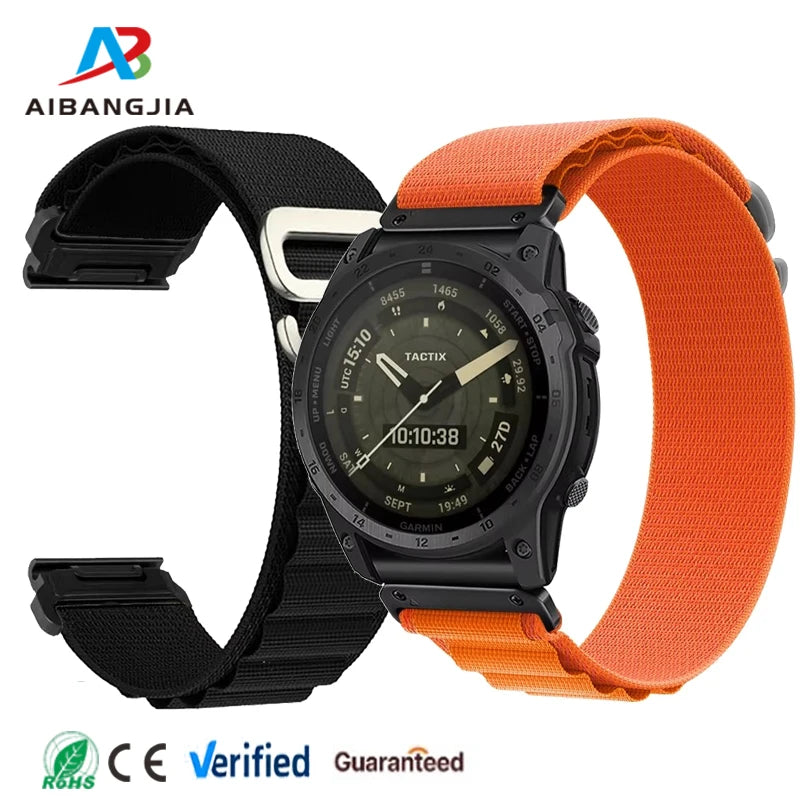 Smartwatch Wristband Alpine Loop Quick Release Watch Band for Garmin Fenix 8 7 7X 6 6X 5 5X Strap