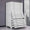 Modern Metal Storage Locker Cabinet Multi Layer Storage Cabinet A1 Drawing Cabinet