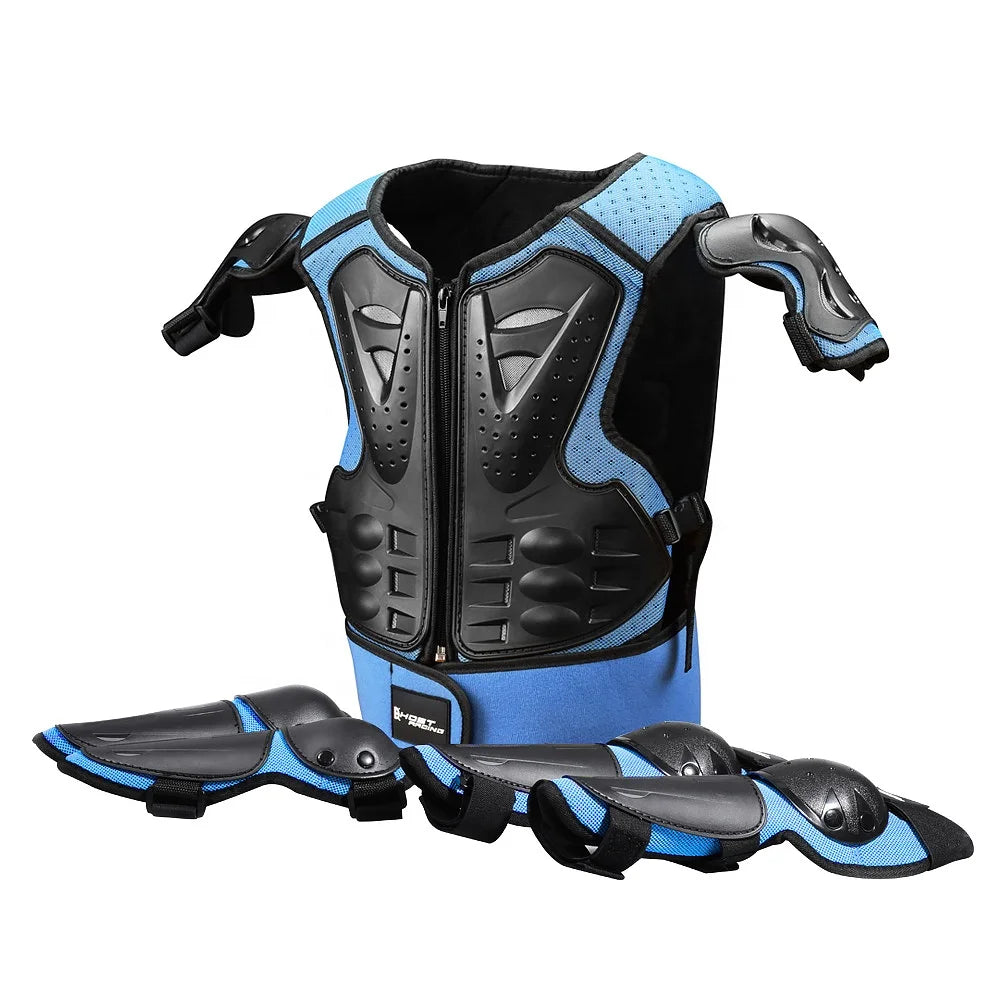 Kids Protective Motorcycle Knee Pads Bike Bicycle Ski Snowboard Skating Roller Sports Elbow Body Protection Kneepad Guard