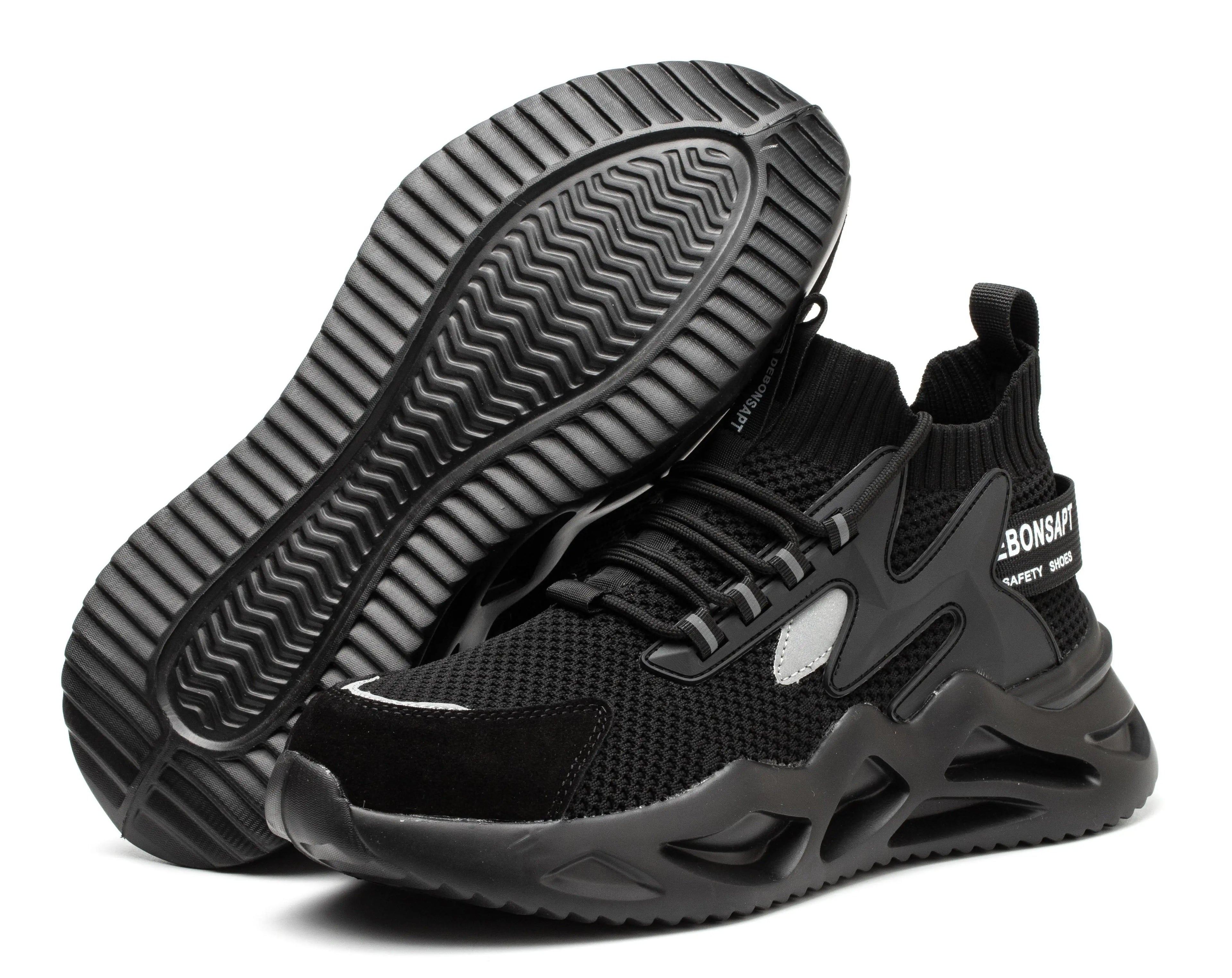 Summer Fashion Style Work Safety Boots with Steel Customized Men Anti-puncture Lightweight Breathable Safety Shoes