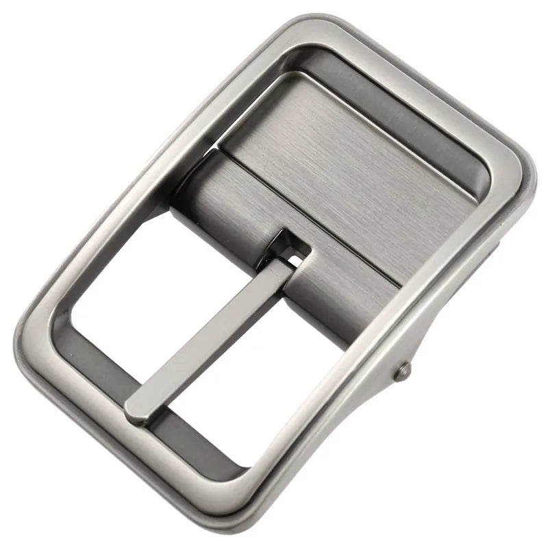 LQbelt New Model Men's Pin Buckle Factory Alloy Buckles for Hole Belt  OEM Custom Logo Wholesale Stock