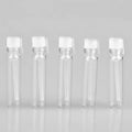1ml 2ml 3ml Transparent Empty Glass Sample Mini Test Essential Oil Perfume Sample Bottles Vials With Plastic Sticks