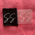 White Color Heat Press Iron on Transfer Sticker for Polo Shirtcustom Brand logo Heat Transfer Label for Textile