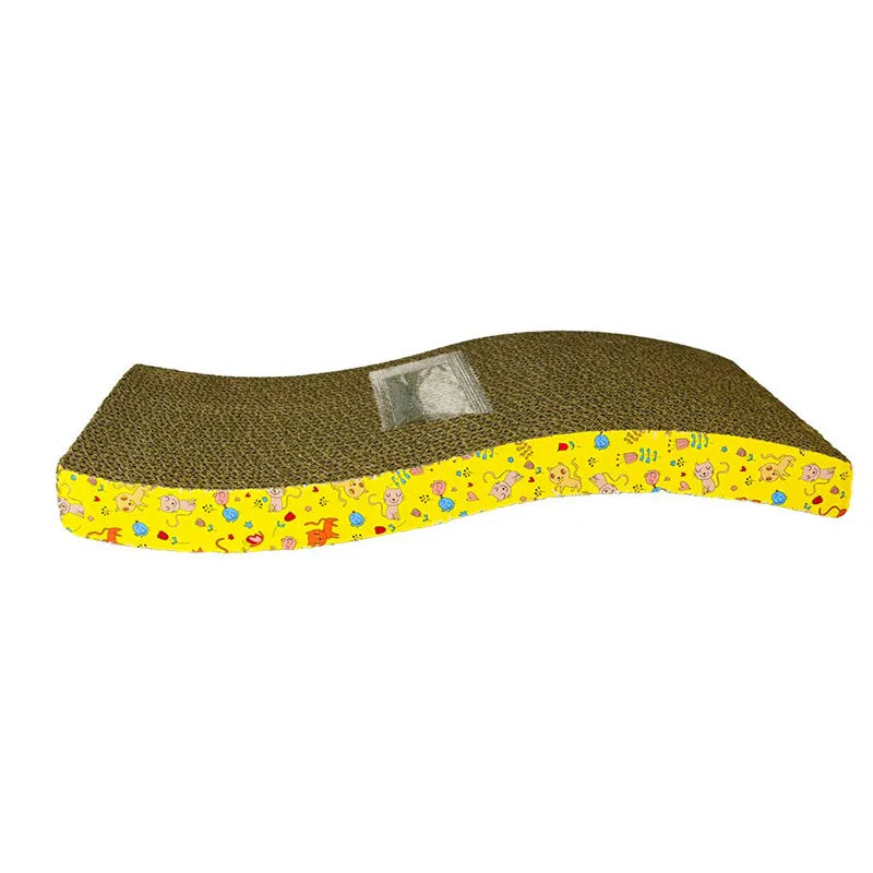 Customized Cat Scratching Board with Catnip Multi-Style Corrugated Grinding Claw Toy Paper Sofa Pet Supplies Wholesale