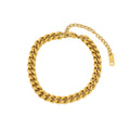 Adjustable Stylish 6mm Wide Chain Bracelet Fashion Jewelry Tennis Bracelet for Anniversary Number Shape/Pattern