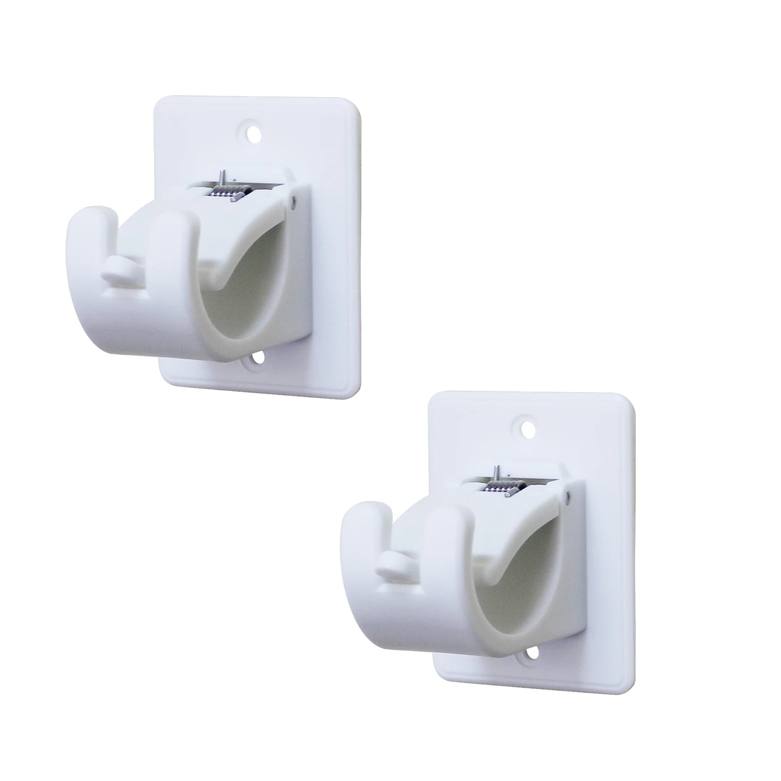 No Drill Curtain Rod Brackets Heavy Duty Adhesive Hooks Adjustable Tension Rod for Home/Office CE Certified OEM
