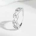 Yaeno 925 Sterling Silver Hollow Ring Female Light Luxury Niche Design