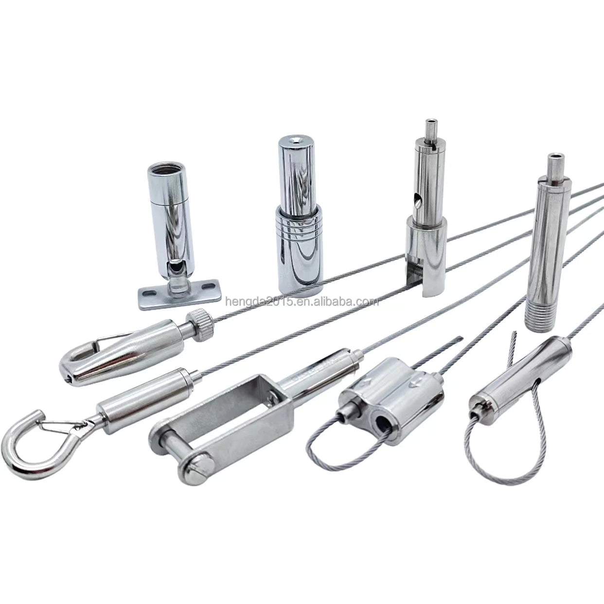Attachment Adjustable Cable Grippers Steel Wire Cable Gripper Wire Balustrade Fittings