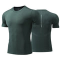 Wholesale Customized Men's Top Quality Moisture Wicking T-shirt Reflective Printing logo Sports Quick Dry Fitness Workout Shirt