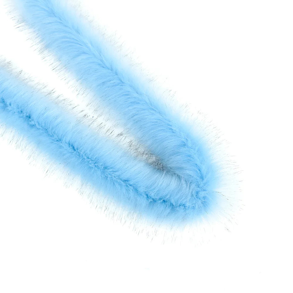 Furry Fur  Accessories Ribbon Artificial Tapes Faux fox Fur  Fluffy Trim DIY Clothes Sewing Trimming Crafts Jacket Shoes Strips