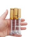6ml Natural Bamboo Matte Unique Empty Plastic Container Packaging Lip Gloss Tube Custom Logo Lip Gloss Tube