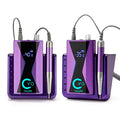 Luminescence Logo Customized 40000 RPM Professional Aluminum Brushless Handle Nail Drill Machine With 5 in 1 Bit Access