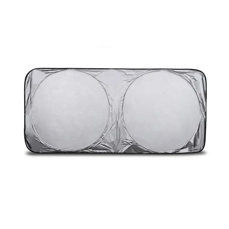 Wholesale Blank 150x70cm Silver Car Sun Visor Windshield Folding Car Window Sunshade