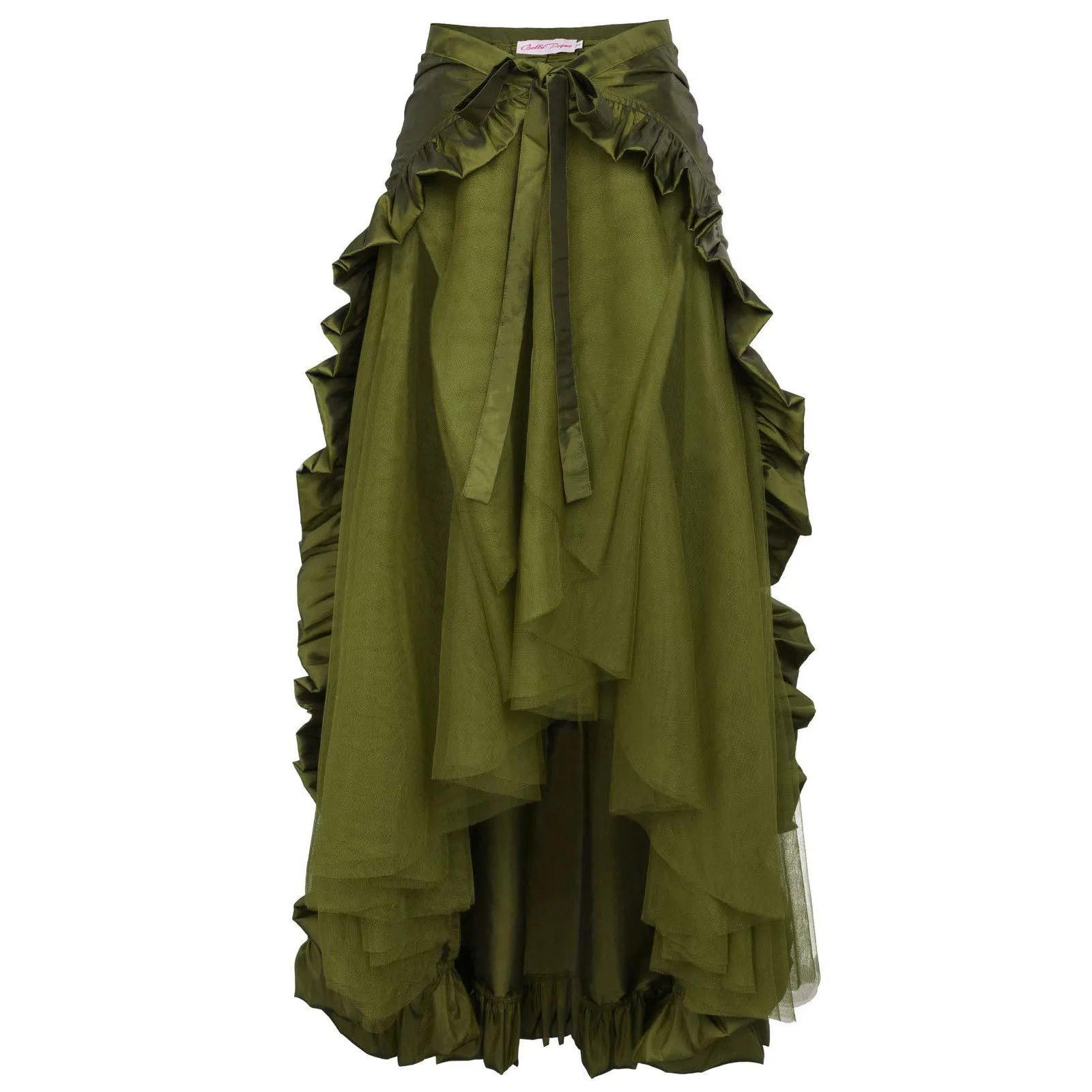 Women's Steampunk Gothic Wrap Skirt Victorian Ruffles Pirate Skirt