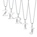 2023 Fine Jewelry Necklace Initial Necklace Sterling Silver Zircon Trendy Letter Personalized Flexible Customized Pendant CN;GUA