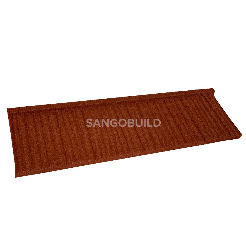 Caribbean Natural Stone Coated Aluminium Roof Tiles Tegole Sangobuild Standard Quality Popular Roofing Materials for House
