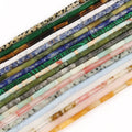 Wholesale 13*4MM Cylindrical Howlite/Aquamarine/Tiger Eye/Jade/Amazonite Tube Stone Loose Beads for Bracelet DIY